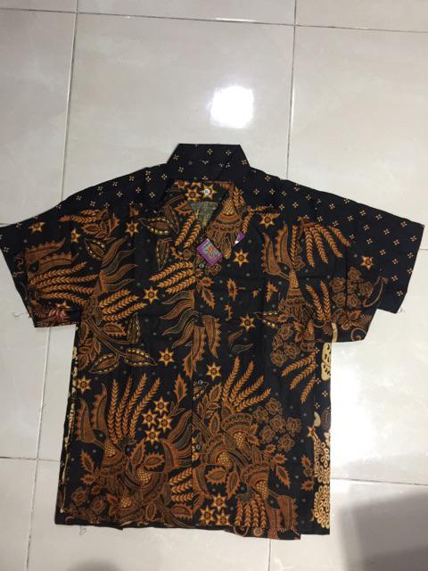 Batik Sarimbit Keluarga Motif Terbaru Pari Ngadek Abu Abu