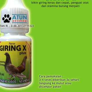 Harga Grosir Suplemen Burung Dara Merpati Giring X Plus Bikin