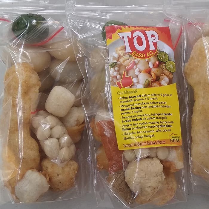 

Baso Aci TOP [boci cuanki spesial isi daging sapi-ayam-keju]