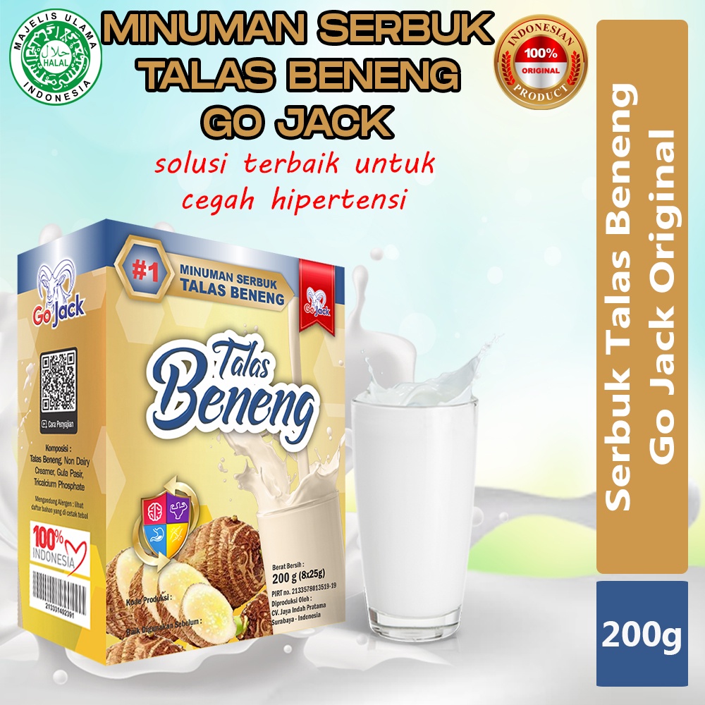 

Minuman Serbuk Talas Beneng Go Jack [200g]