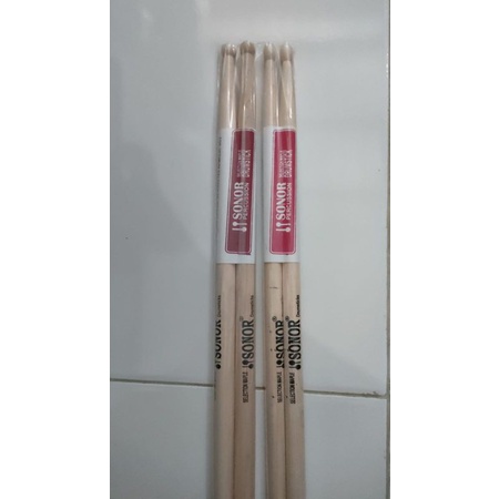 10 pasang stick drum kayu maple mepel