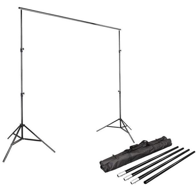 TERLARIS-PRODUK BRACKET STAND 10FT UNTUK BACKDROP TIANG STAND BACKGROUND FOTO STUDIO S