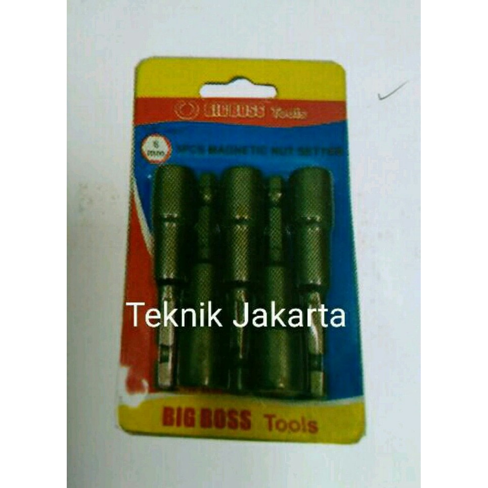 

Magnetic Nut Setter 8 x 48 mm 5pcs BIG BOSS T1