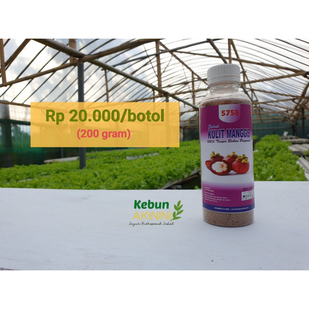 

KULIT MANGGIS BUBUK 200 gr - Produk UKM Lokal 100% Tanpa Bahan Pengawet