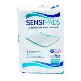 Sensipads / Sensi Pads / Sensipad / Sensi Underpads / Perlak sekali pakai 1 pack isi 10pcs (60x90cm)