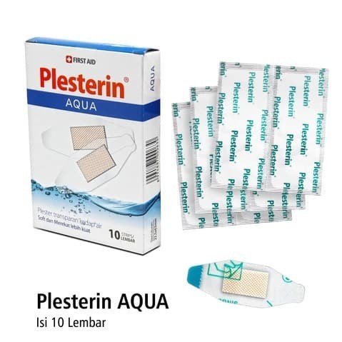 Jual Plesterin Aqua Isi Pcs Plesterin Aqua Plesterin Transparant