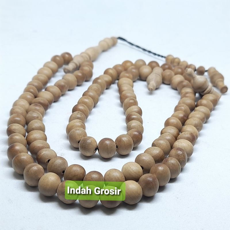 Tasbih Kayu Bertuah Dewan Daru 8mm 99butir Natural