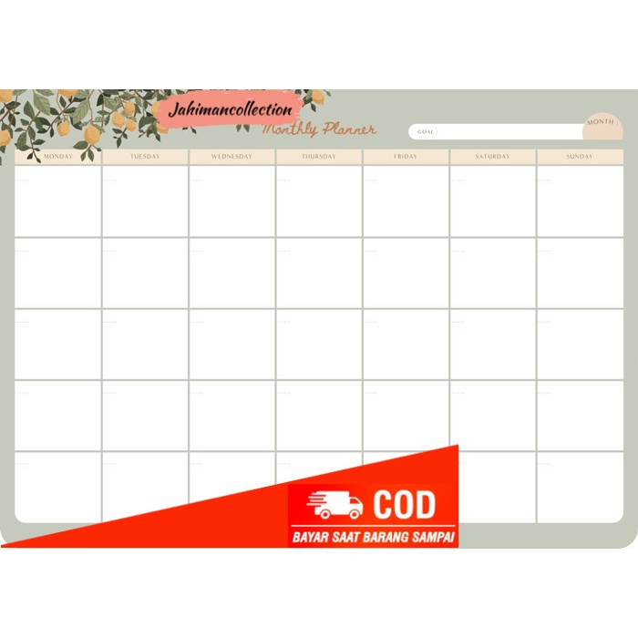 

✨ BISA COD ✨ Otterhands Co. Monthly & Scribbles Notepad - Standard Box