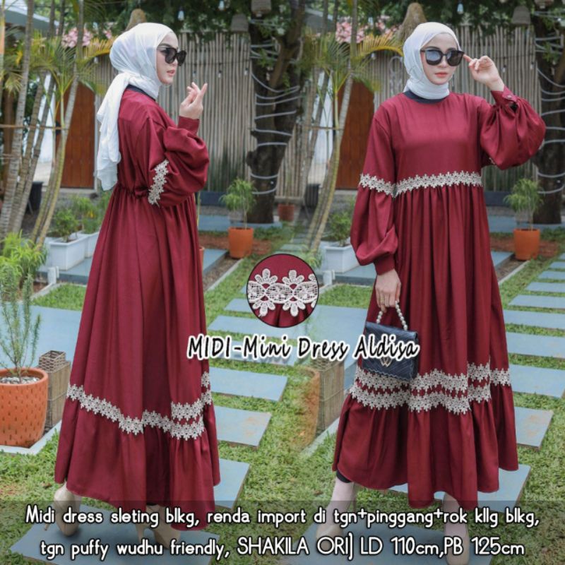 ALDISA MIDI DRESS