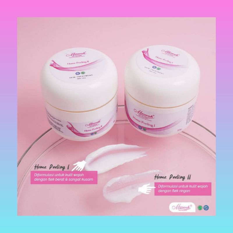 home peeling 2/lulur (scrub)wajah marwah