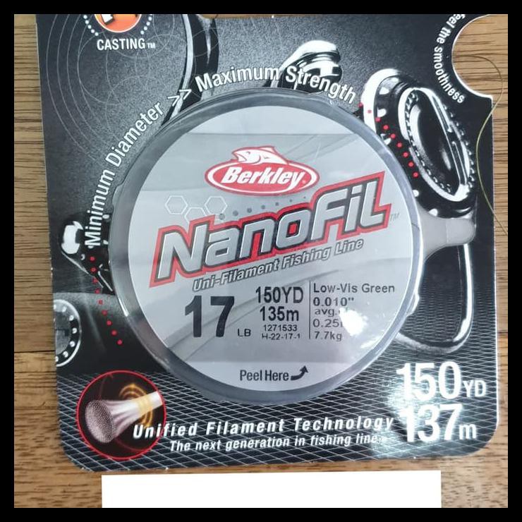 BIG SALE senar pancing berkley nanofil 17lb