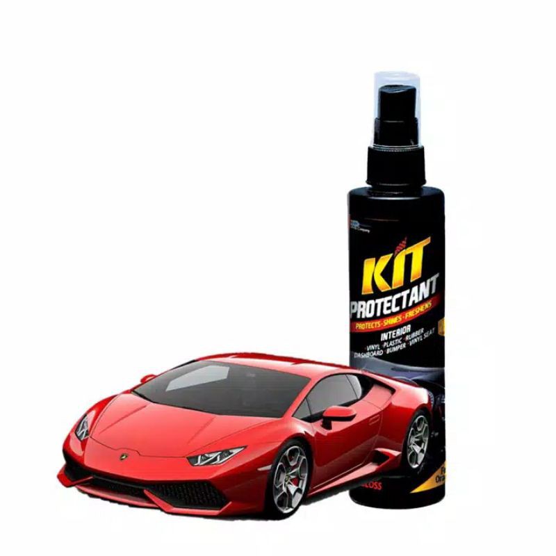 Kit Protectant Spray Semprot High Gloss Mengkilapkan Interior Dashboard Mobil Panel Body Plastik