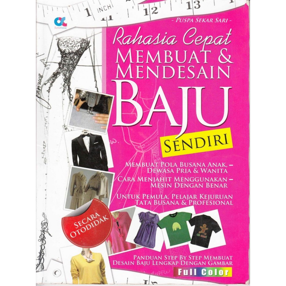 Sale Buku Paket Hemat Cara Menjahit Untuk Pemula Dapat 2 Buku Busana Terkini