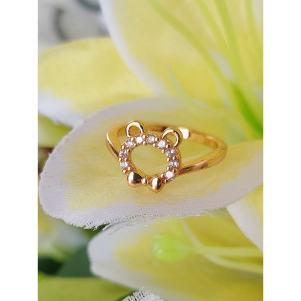 Cincin Emas Xuping Cincin Permata Cantik X3