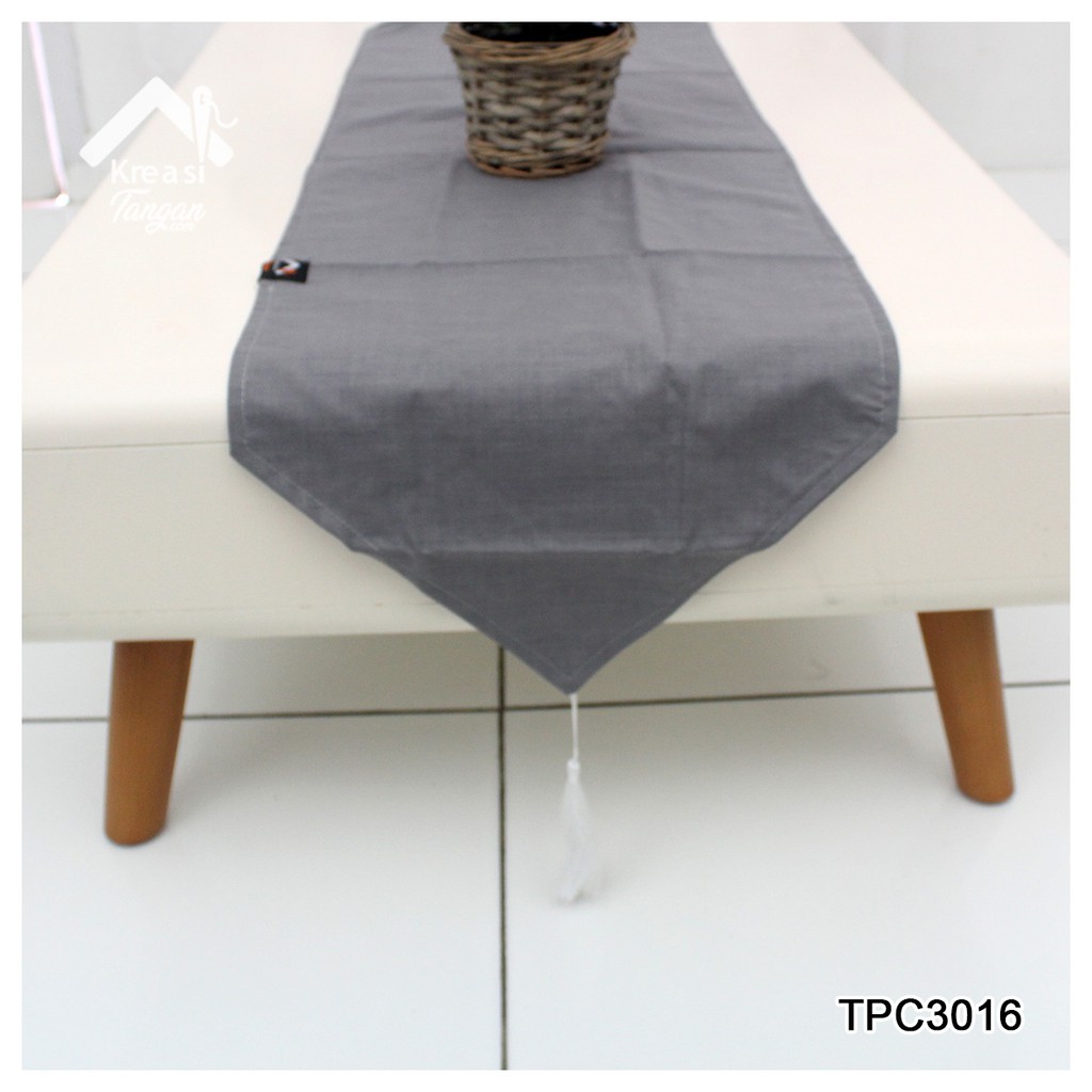 Taplak Meja Polos Table Runner POLOS Ukuran 105x30 &amp; 150x35 (TPC3016)