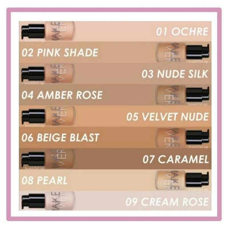 Make Over Ultra Cover Liquid Matte Foundation/make over foundation