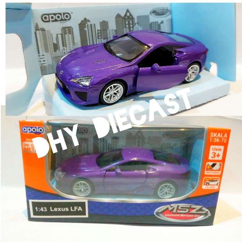 Apolo Diecast Mobil Lexus LFA