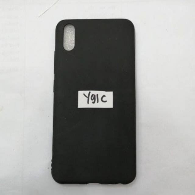 Silikon Slim Black Matte Case Vivo Y91c Shopee Indonesia