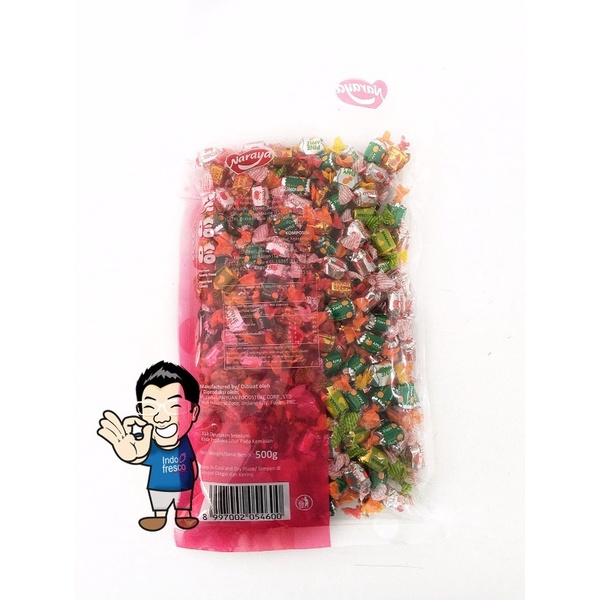 

54ekh Naraya Xiao Ha Ha Assorted Candy- Permen Aneka Rasa 500G 60J