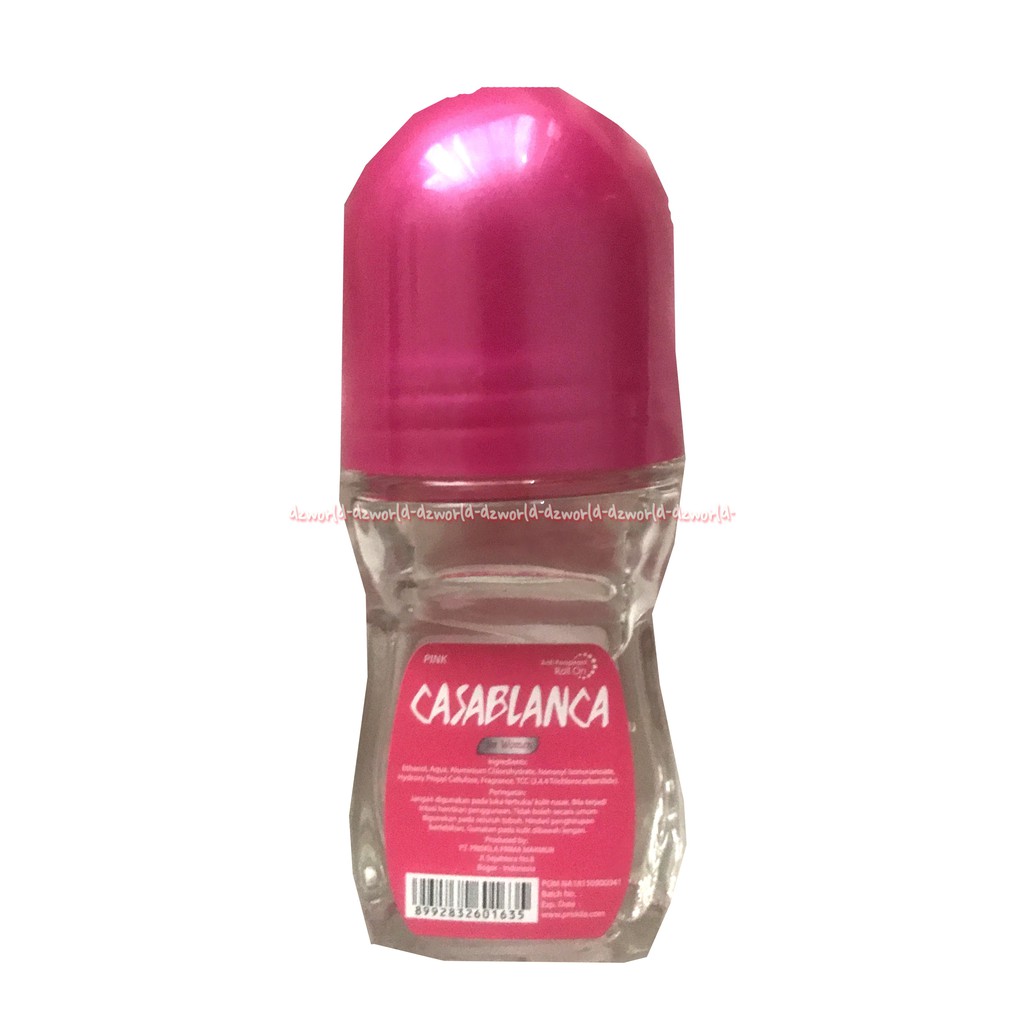 Casablanca Roll On Deodoran Casablaka Kasablanka Pink 50ml