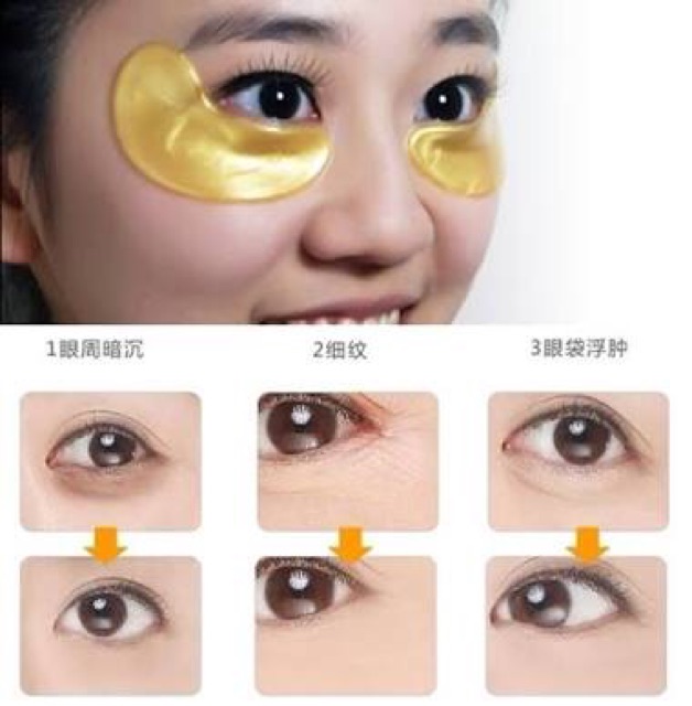 Masker Mata Crystal Collagen Gold Eye Mask Indonesia