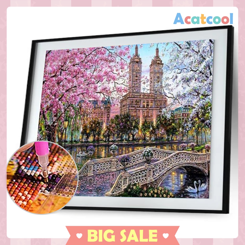 Full Drill Tower Bridge 5D DIY Diamond Painting Embroidery Cross Stitch