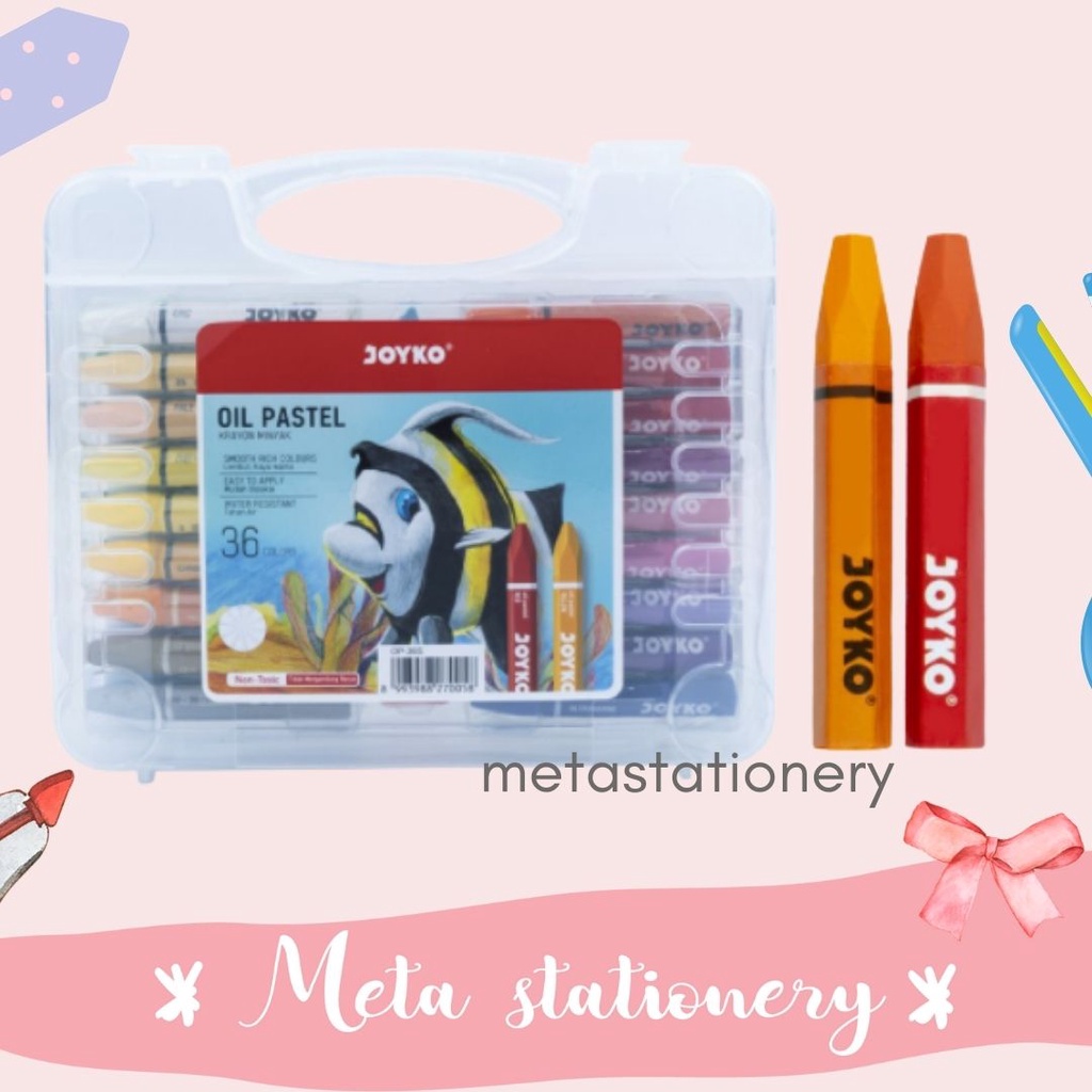 

Oil Pastel / Krayon Minyak Joyko / 36 Warna / Colors