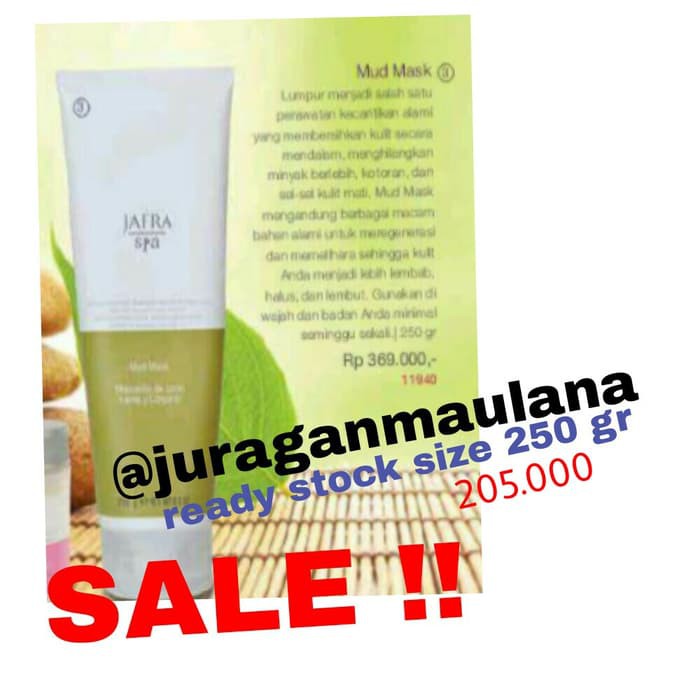 mud mask jafra (masker lumpur)
