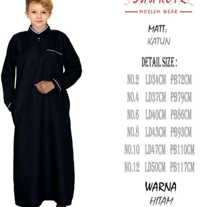 ➤ Baju Gamis Anak / Jubah Anak Laki Laki Umur 2 - 12 Tahun ☞