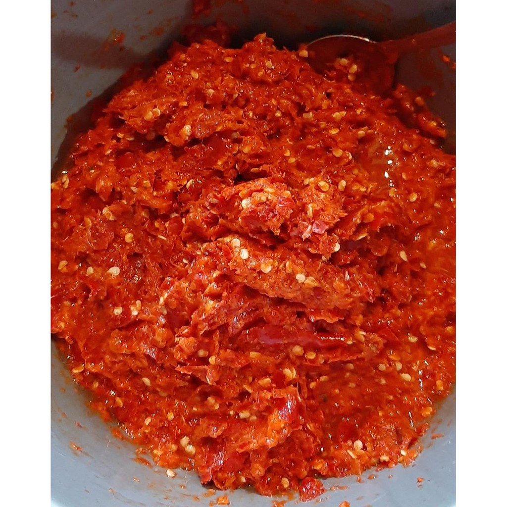 

cabe giling balado. Ukuran berat : 200gr