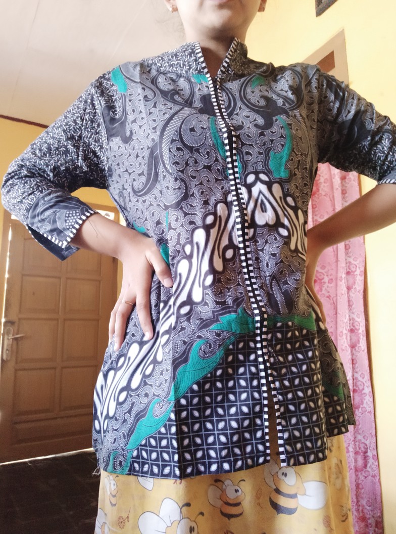 Atasan Batik Dolby Dolbi Dobby Doby Tenun Sutra Tulis Halus Katun Atbm Baron ,sarombit Atasan