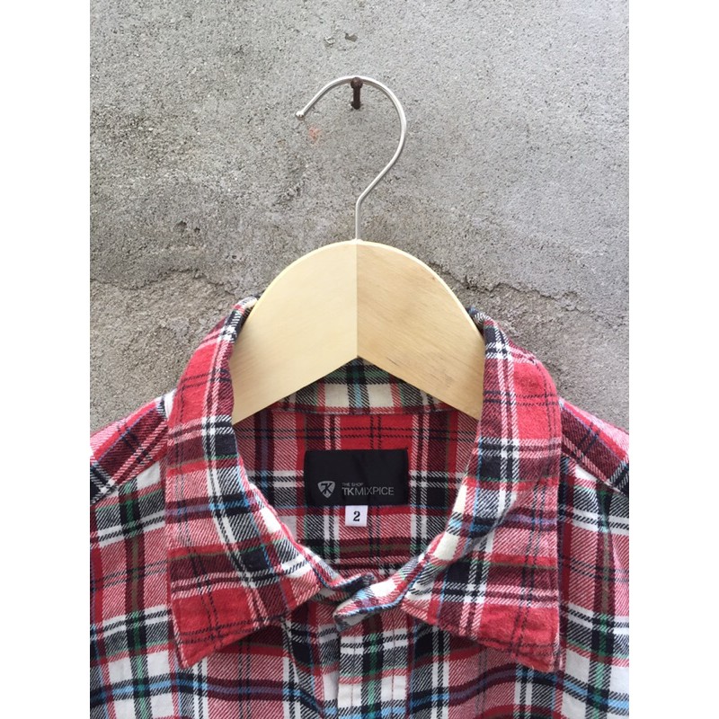 Jual Kemeja Flanel The Shop Tk Mix Piece Second Branded Size M Panjang 69cm Lebar 50cm Shopee Indonesia