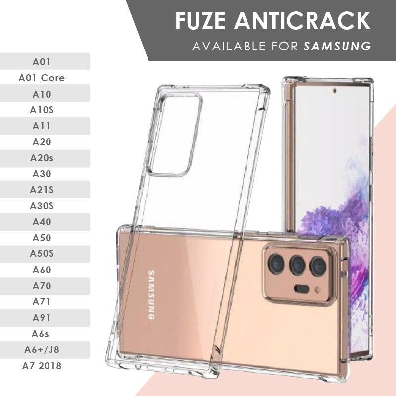 FUZE ANTICRACK CASE SAMSUNG A10 A10S A20 A20S A30 A30S A40 A60 A80 A70 A50 A50S A51 A71 A91