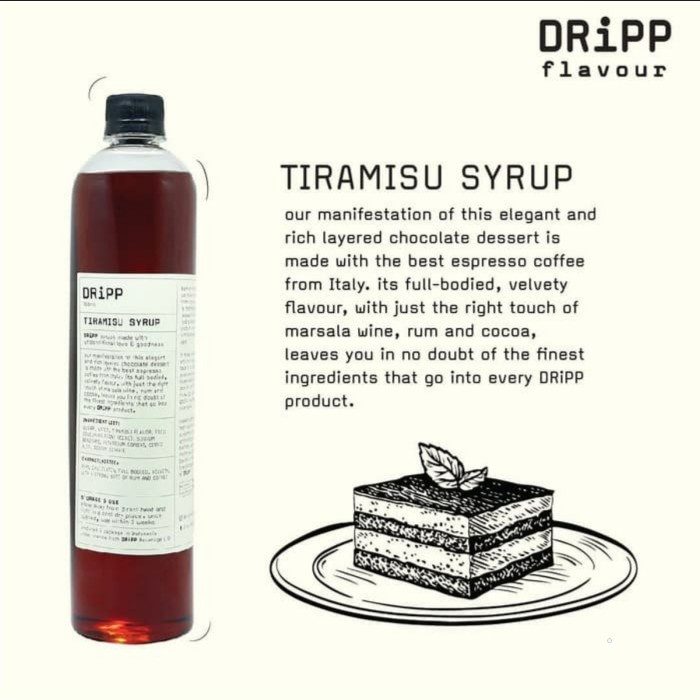 

DRiPP Tiramisu Syrup - Sirup Tiramisu 760 ml