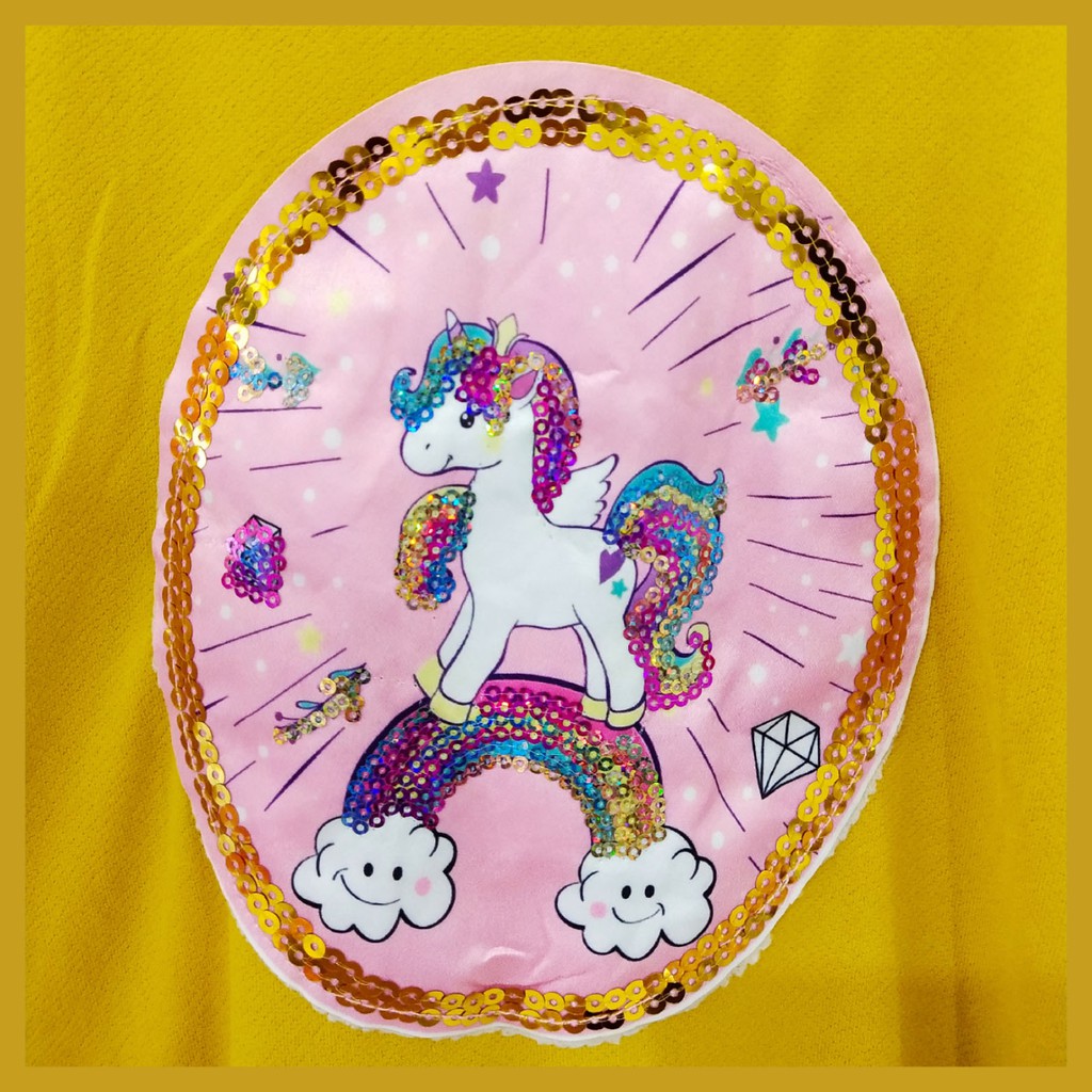 Bagus dan Cantik Dress UNICORN Lengan Bunga Gamis Anak CARLINA