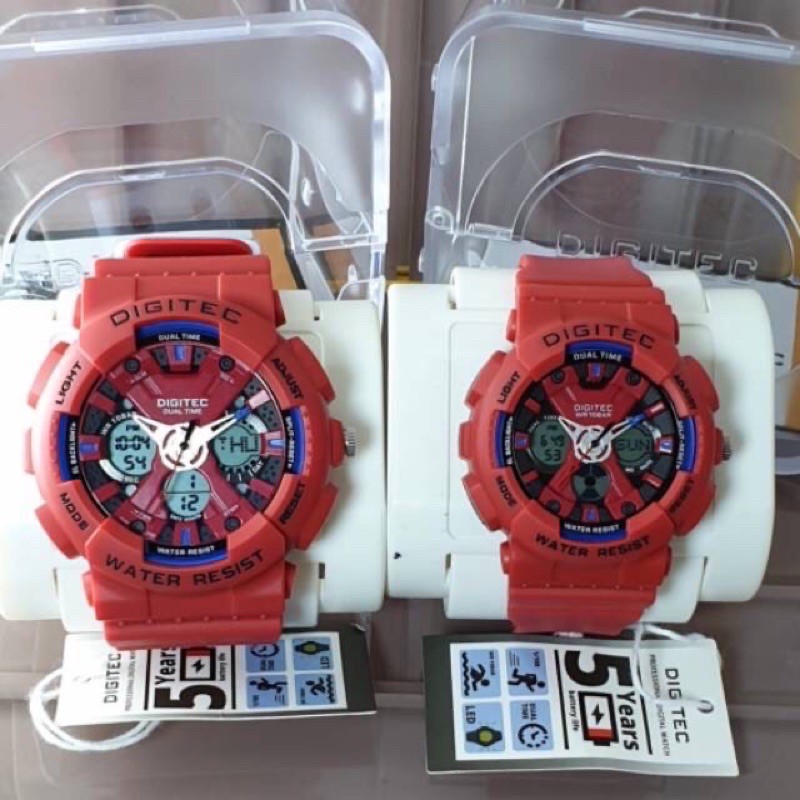 JAM TANGAN COUPLE DIGITEC 2032/ 4032 ORIGINAL WATERPROOF