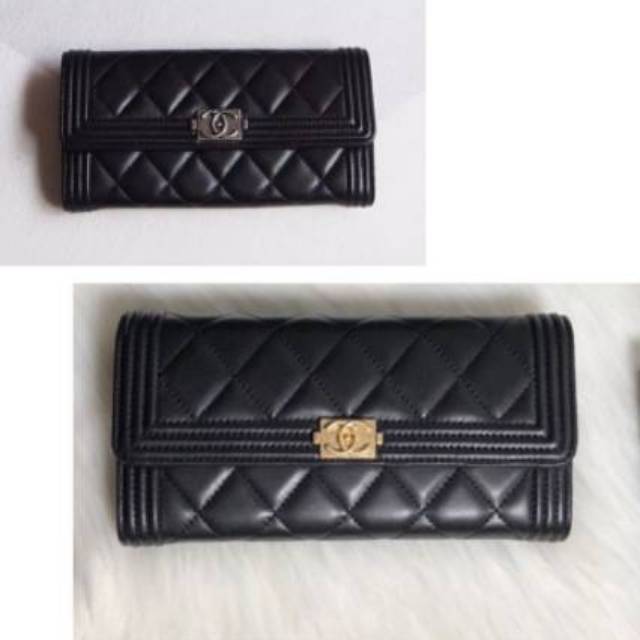 Chanel Boy Long Wallet A80286 / Dompet Wanita / Super Mirror Quality