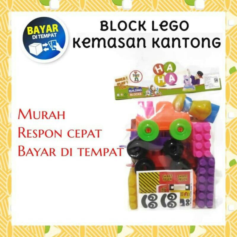 edukasi puzzel BUILDING BLOCKS HAHA - MAINAN EDUKASI