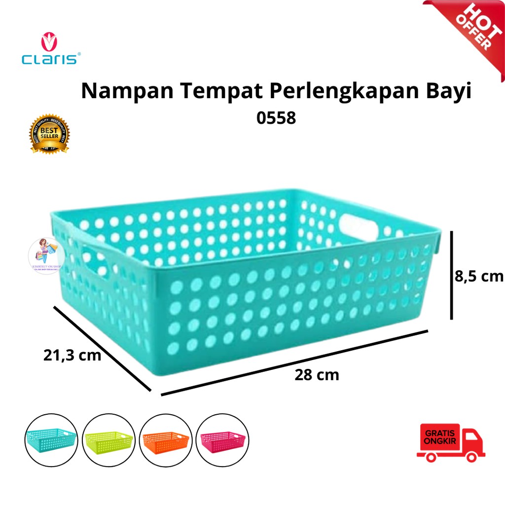 Keranjang Claris 0558 Nampan Kotak Tidy Mesh Tray Organizer