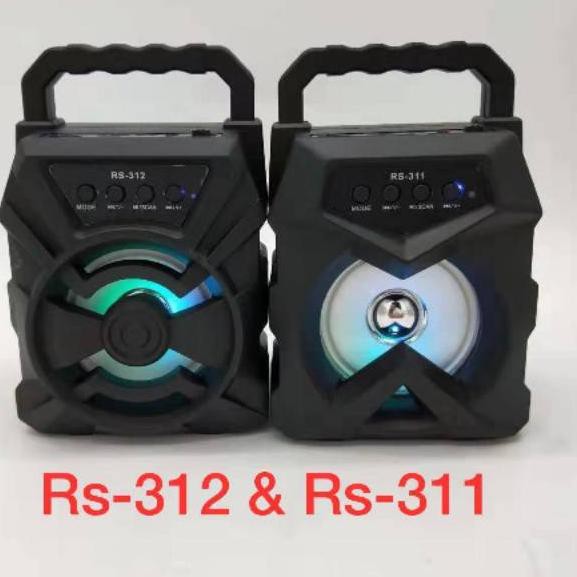 HARGA TERBARU  504MRN Speaker bluetooth RS312 RS311  wireless Suara extra bass