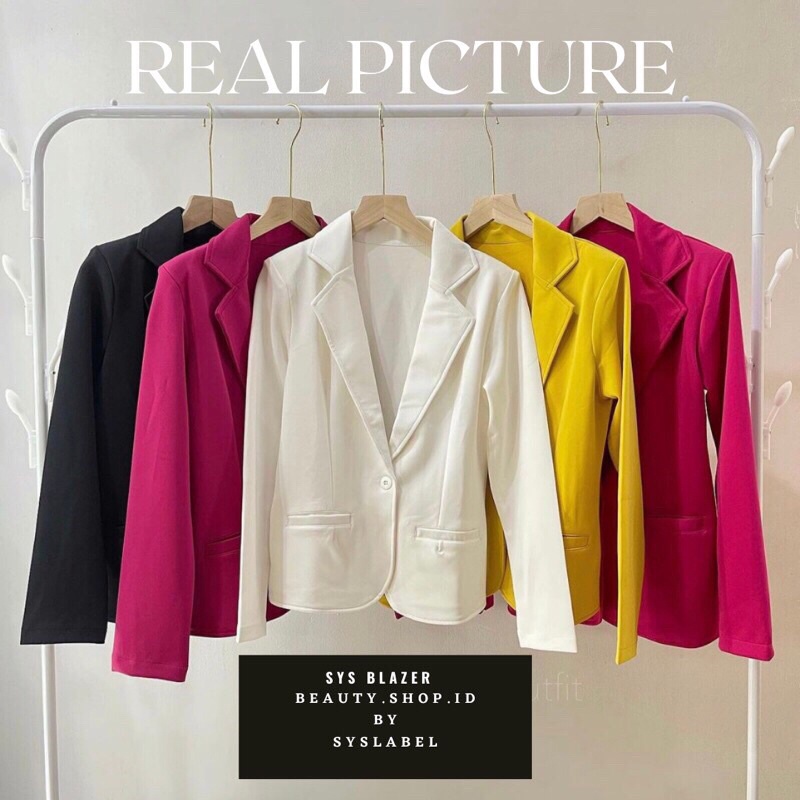 SYS BLAZER / BLAZER KERJA WANITA / BLAZER BIG SIZE JUMBO PART 2 D4 D5