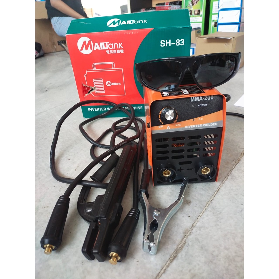 MAILTANK SH-83 MMA-200 Mailtank Mesin las inverter welding Machine MMA-200 220Volt 50Hz Mesin Las Termurah