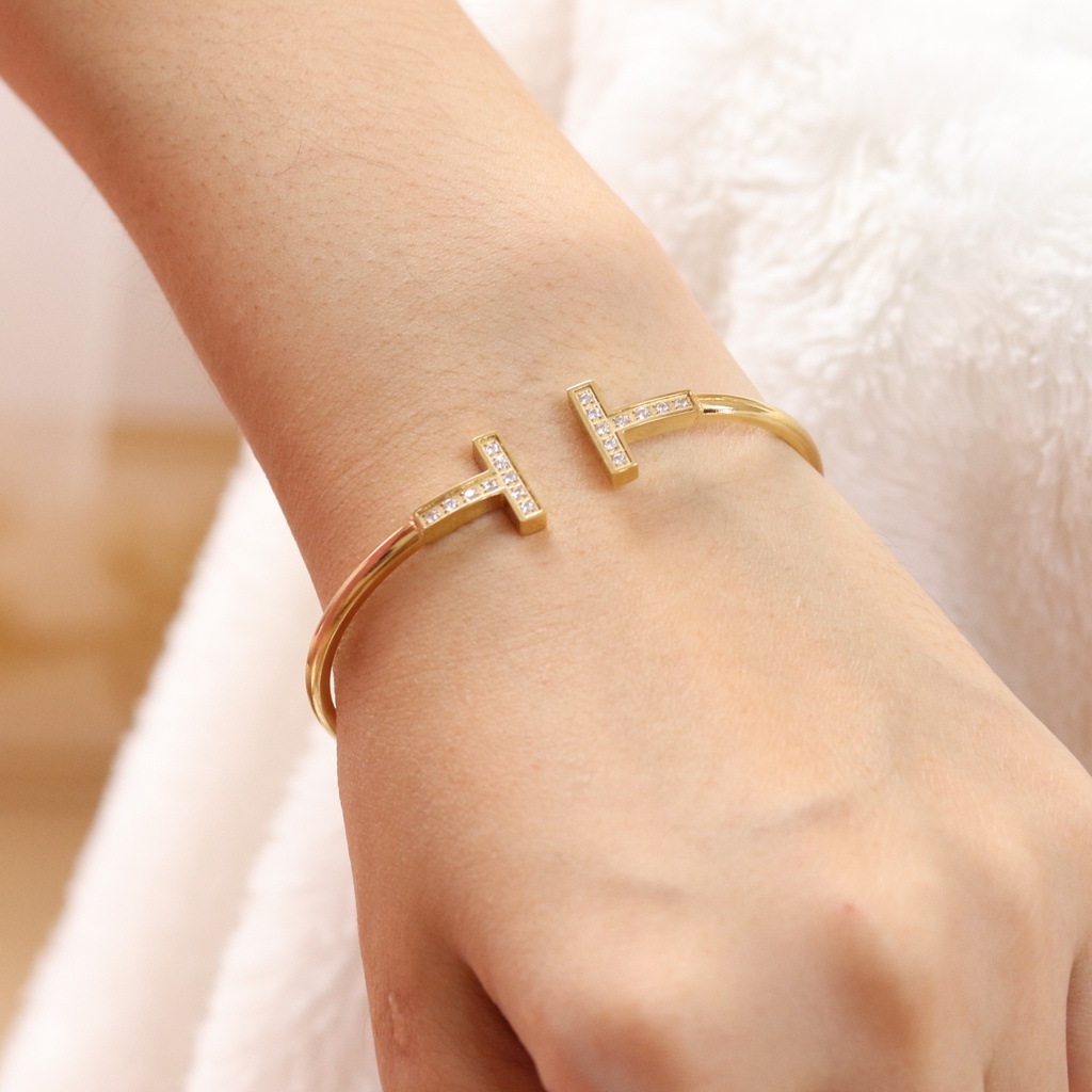 Accesoris Fashion Gelang Chanel Stainlees Steel Super Premium