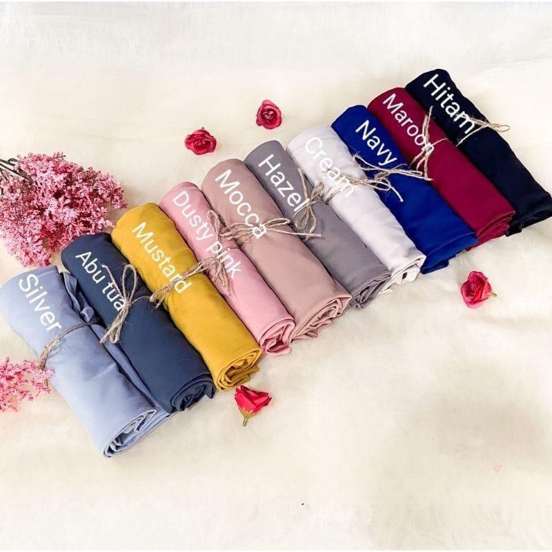 Pashmina Jersey Malay Shawl Panjang 180x75cm / Pasmina Bahan Jersey-1