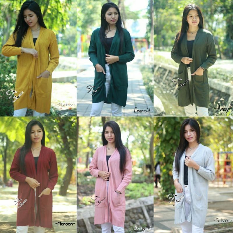 Long Cardigan Belle Part 2 LILAC | Cardigan Vega Rajut