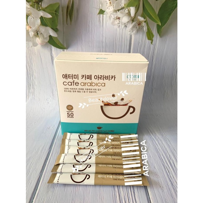 

[ COD ] Coffee Arabica Korea 1 kotak isi 50 sachets TERJAMIN Kode 1367