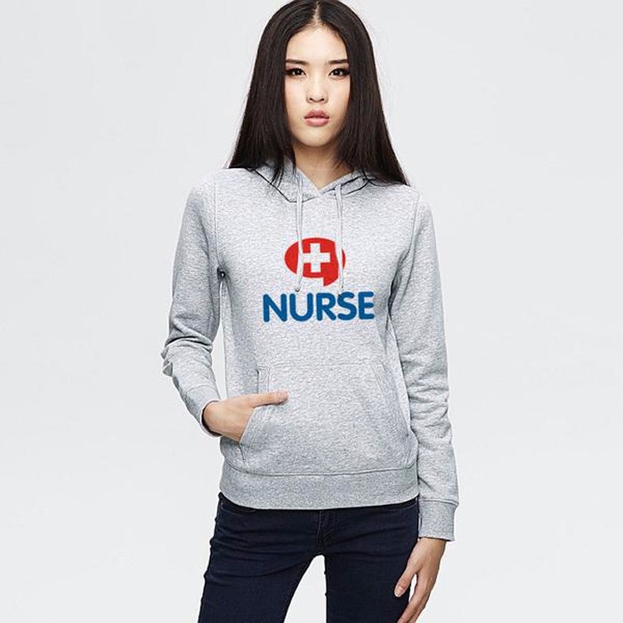 Jaket   Zipper   Hoddie  Sweater Nurse Wanita