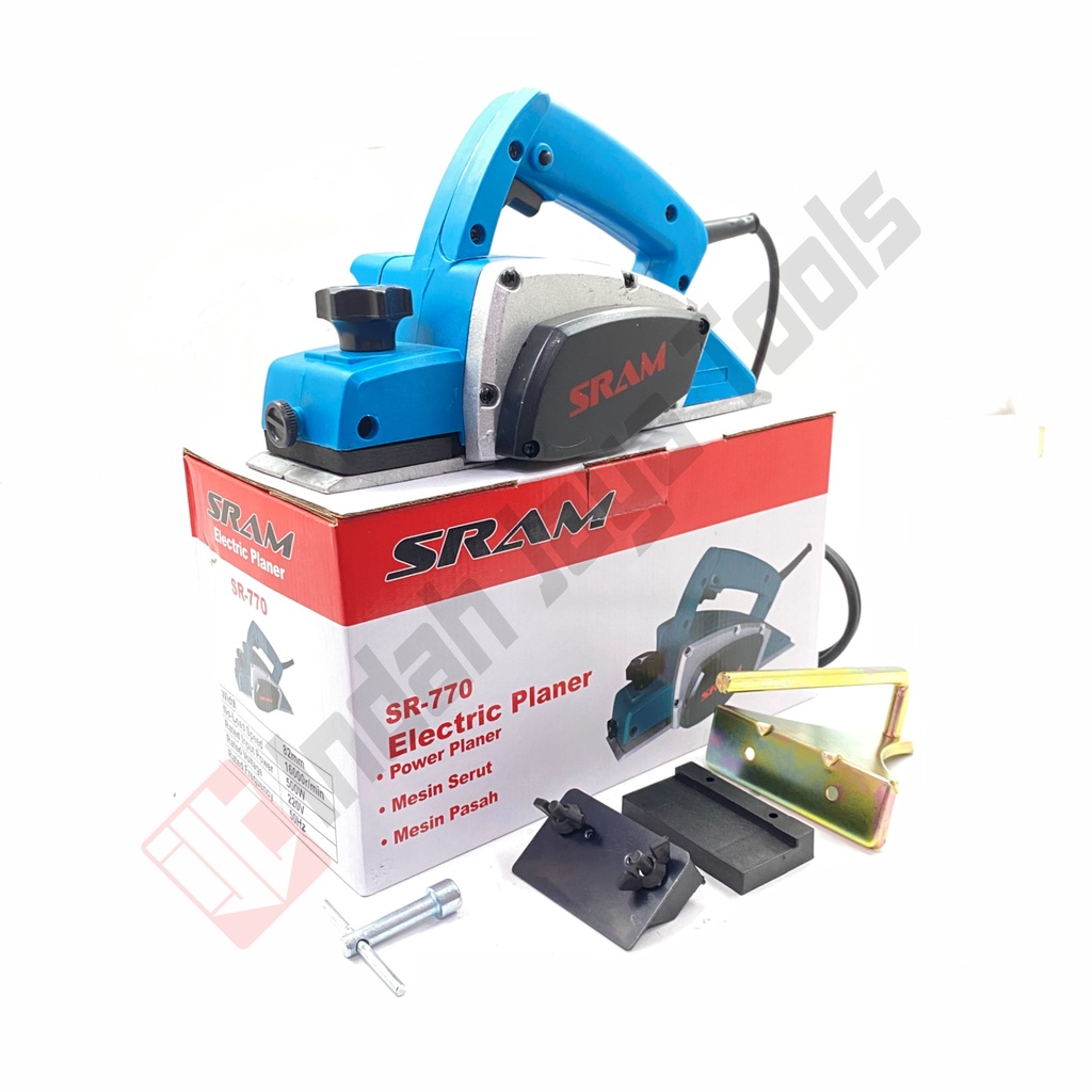 SRAM SR-770 Mesin Serut Kayu Planer Ketam Sugu Pasah Listrik