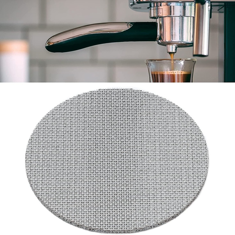 Coffee Filter Mesh, Reusable Coffee Puck Screen High Strength 1.7mm Durable for Aeropress Coffee Maker Filters 51mm