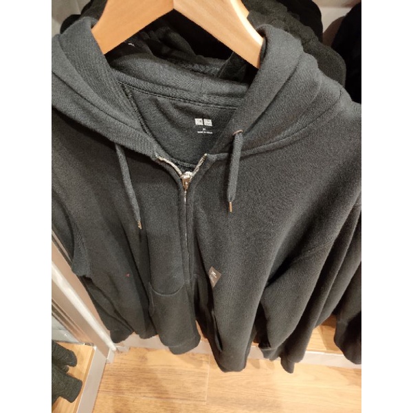 Jaket Pria Hoodie Resleting UNIQLO ORIGINAL 100% JTX6777898